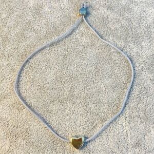 Heart on a string adjustable bracelet love gift simple elegant